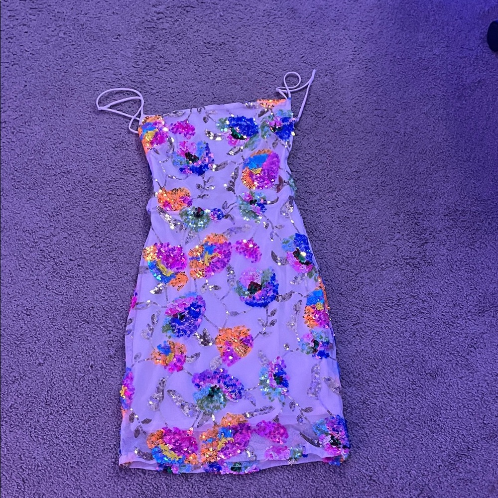 Lucy in the sky sequin dress